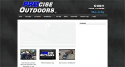 Desktop Screenshot of prociseoutdoors.com
